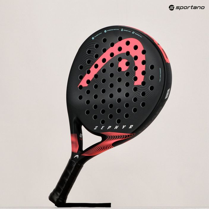 HEAD Zephyr 2023 paddle racket black/pink 225033 8