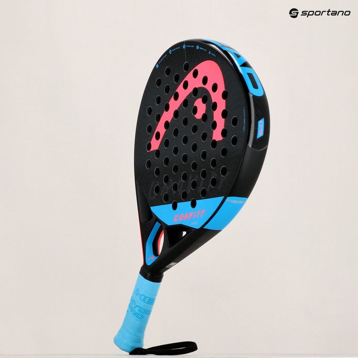 HEAD Gravity Pro 2022 paddle racket black/blue 228162 8