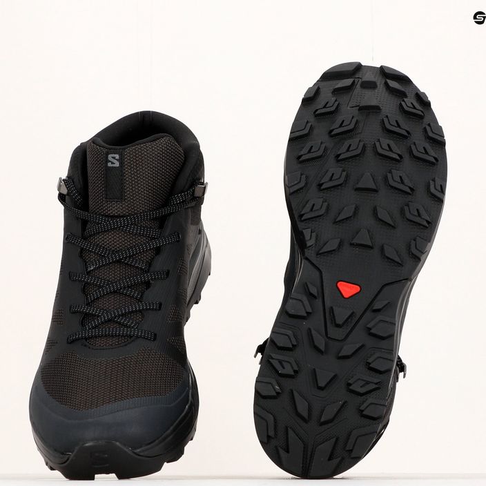 Salomon Outrise Mid GTX men's trekking boots black L47143500 19