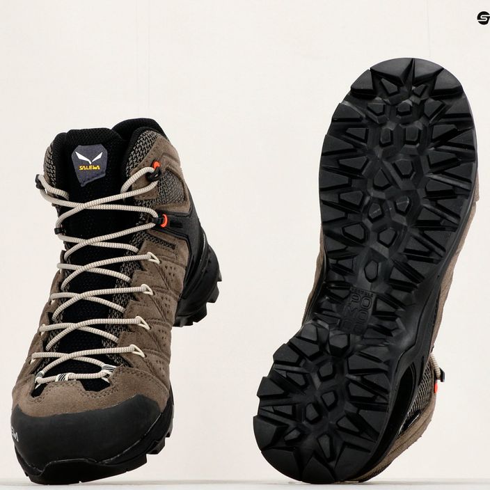 Women's trekking boots Salewa Alp Mate Mid WP beige 00-0000061385 17