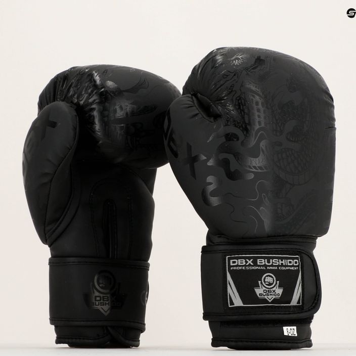 DBX BUSHIDO "Black Dragon" boxing gloves black B-2v18 8