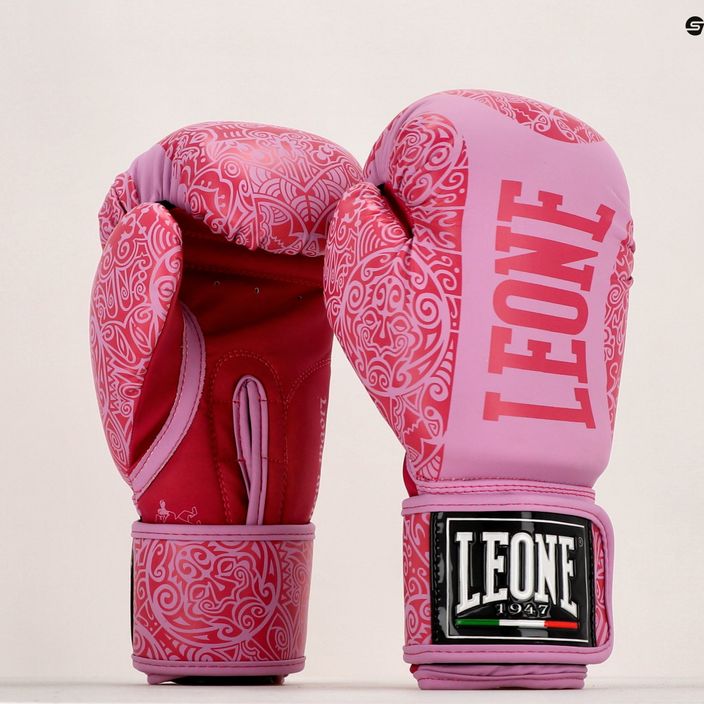 LEONE 1947 Maori pink boxing gloves GN070 14