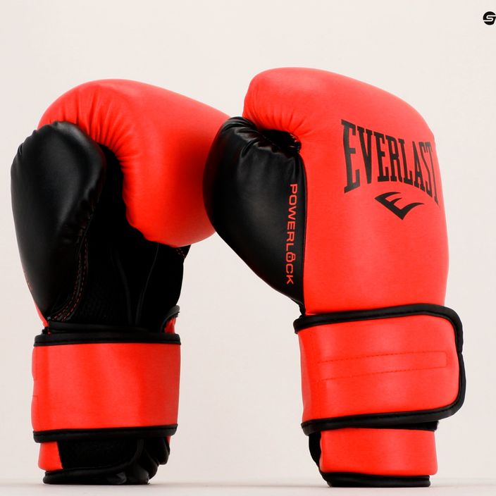 Everlast Powerlock Pu men's boxing gloves red EV2200 9