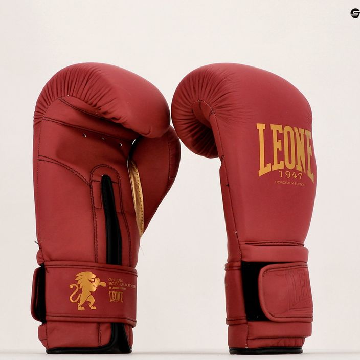 LEONE 1947 Bordeaux boxing gloves GN059X 8