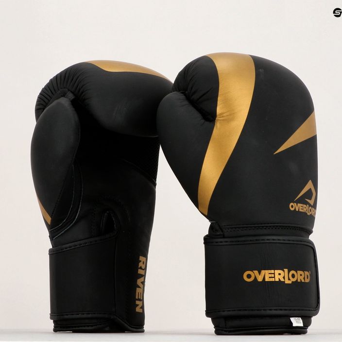 Overlord Riven black and gold boxing gloves 100007 14