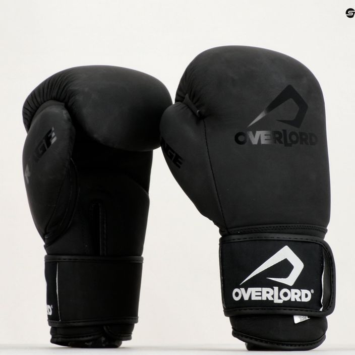 Overlord Rage black boxing gloves 100004-BK 7