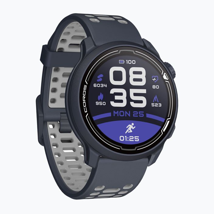 COROS PACE 2 Premium GPS Silicone Band black WPACE2-NVY watch 3