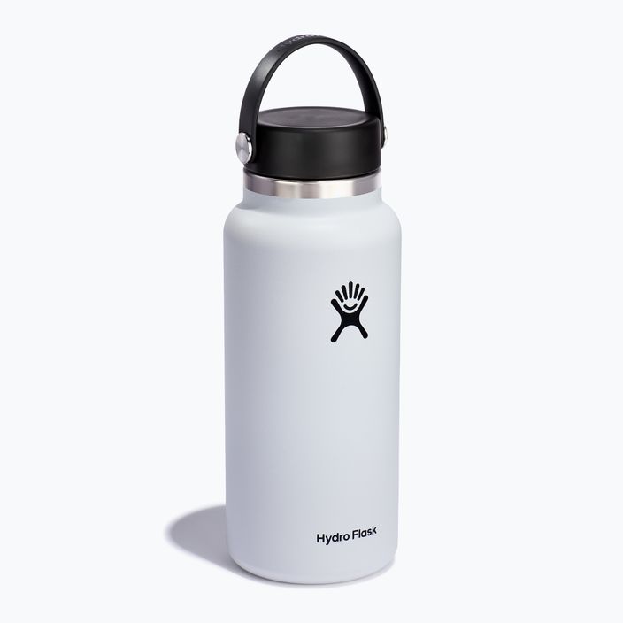 Hydro Flask Wide Flex Cap thermal bottle 946 ml white 2