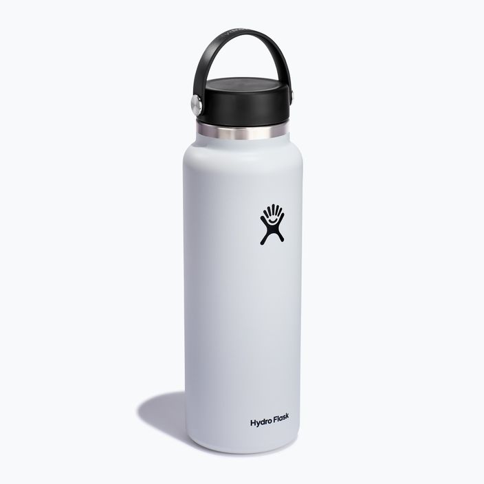 Hydro Flask Wide Flex Cap thermal bottle 1180 ml white 2