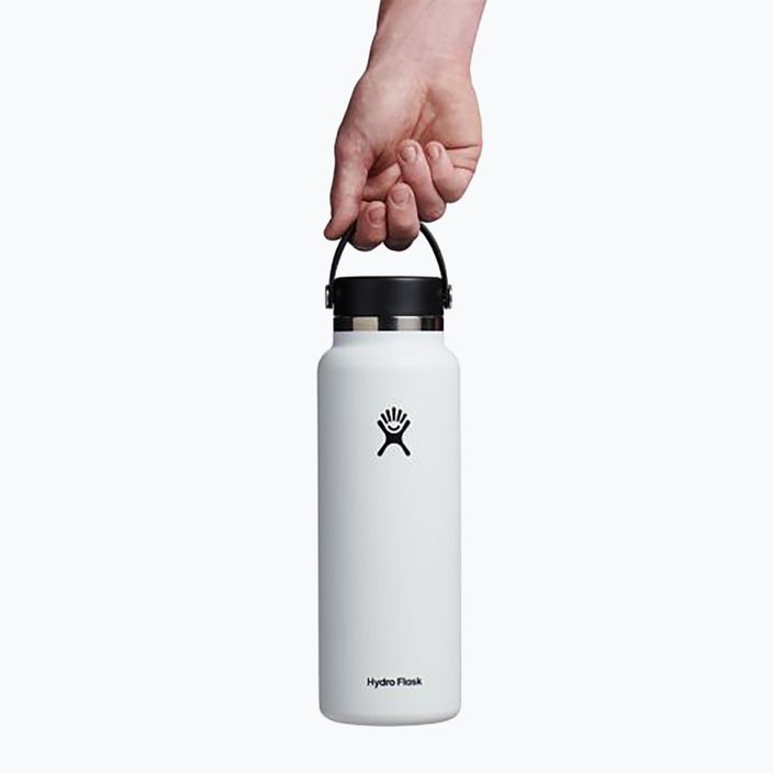 Hydro Flask Wide Flex Cap thermal bottle 1180 ml white 3