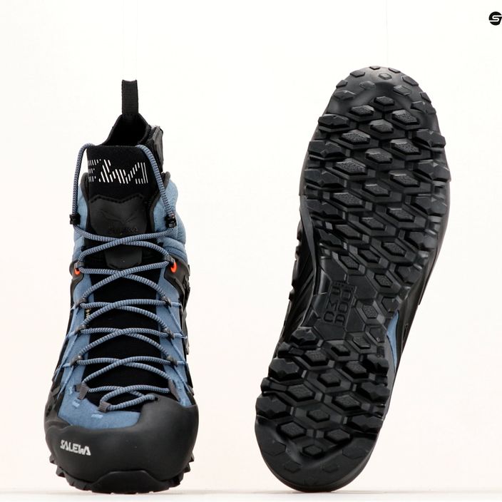 Salewa men's Wildfire Edge Mid GTX approach shoe black-blue 00-0000061350 13