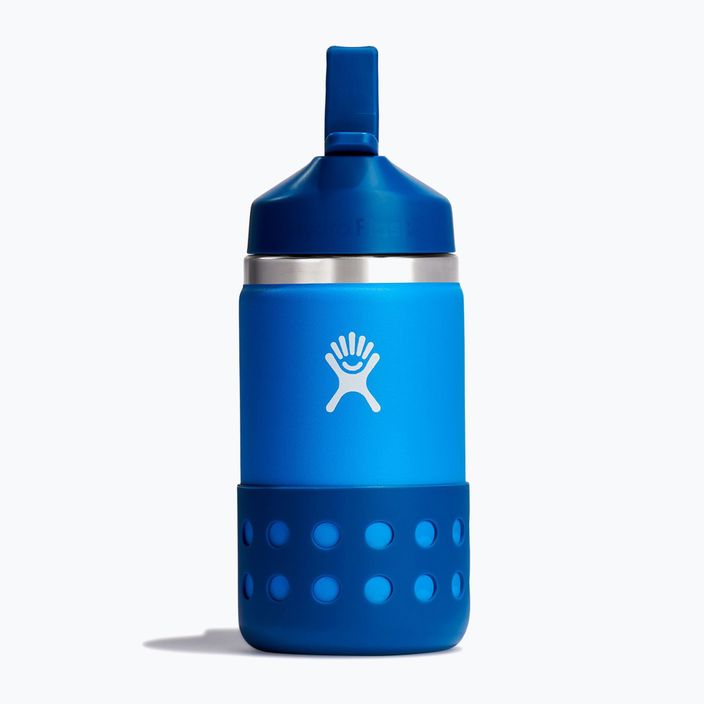 Hydro Flask Wide Mouth Straw Lid And Boot 355 ml thermal bottle blue W12BSWBB445