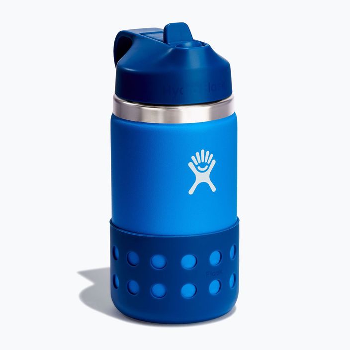 Hydro Flask Wide Mouth Straw Lid And Boot 355 ml thermal bottle blue W12BSWBB445 2