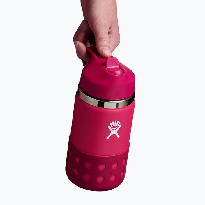 Hydro Flask Wide Mouth Straw Lid And Boot 355 ml thermal bottle pink W12BSWBB623 3
