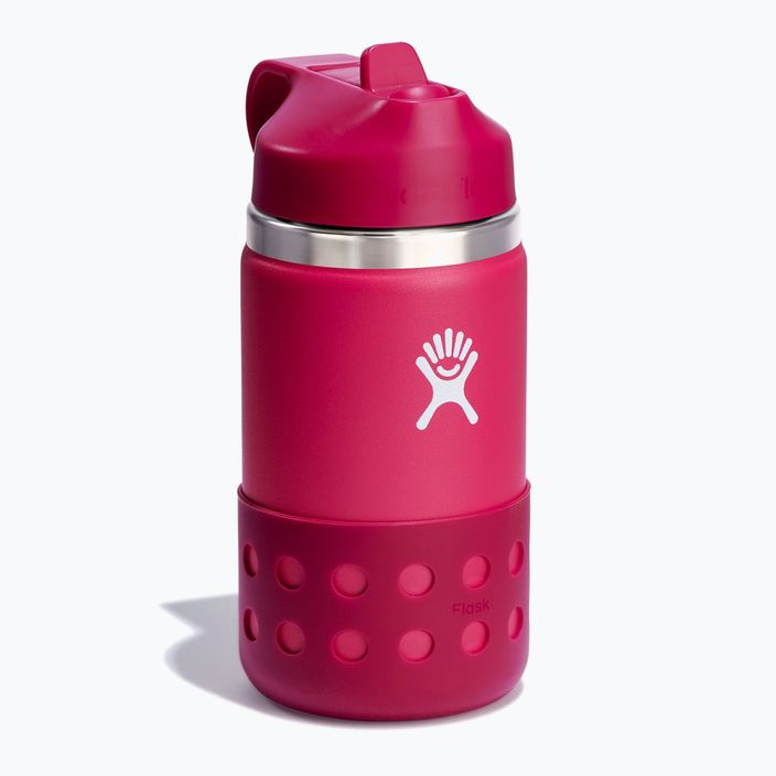 Thermal Hydro Flask Wide Mouth Straw Lid And Boot 2024 355 ml peony 2