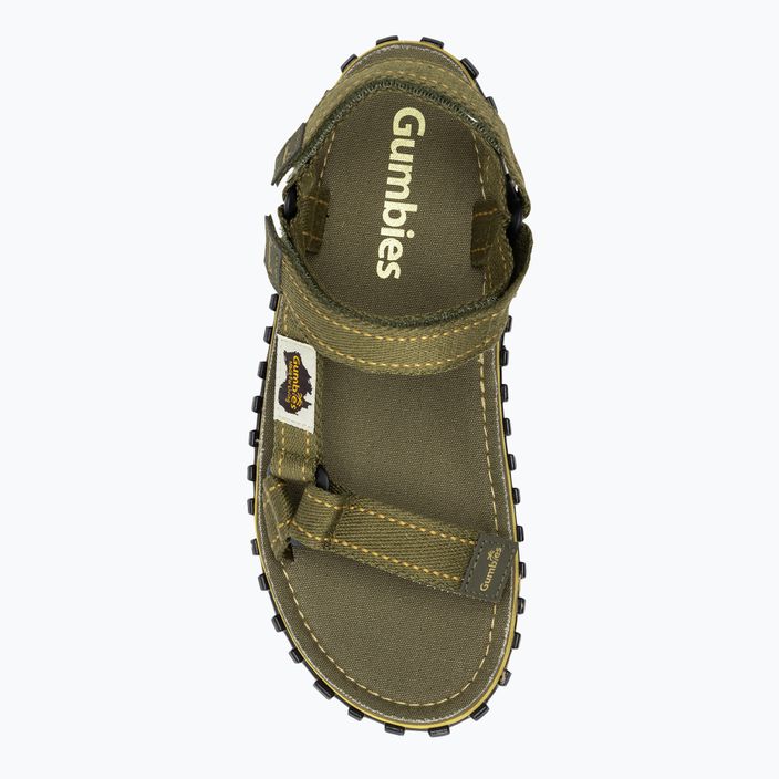 Gumbies Tracker khaki sandals 5