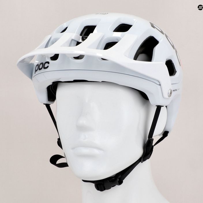 Bicycle helmet POC Tectal Race MIPS NFC hydrogen white/fluorescent orange avip 11