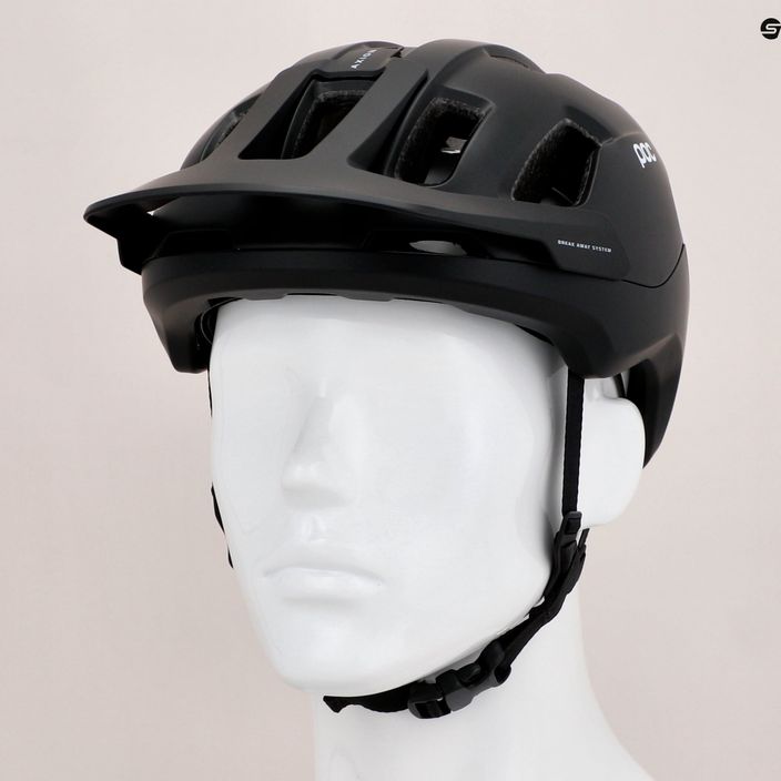 Bicycle helmet POC Axion uranium black/opal blue metallic/matt 11