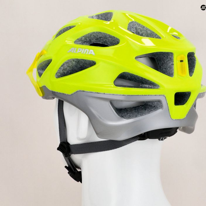 Bicycle helmet Alpina Mythos 3.0 L.E. be visible/silver gloss 9