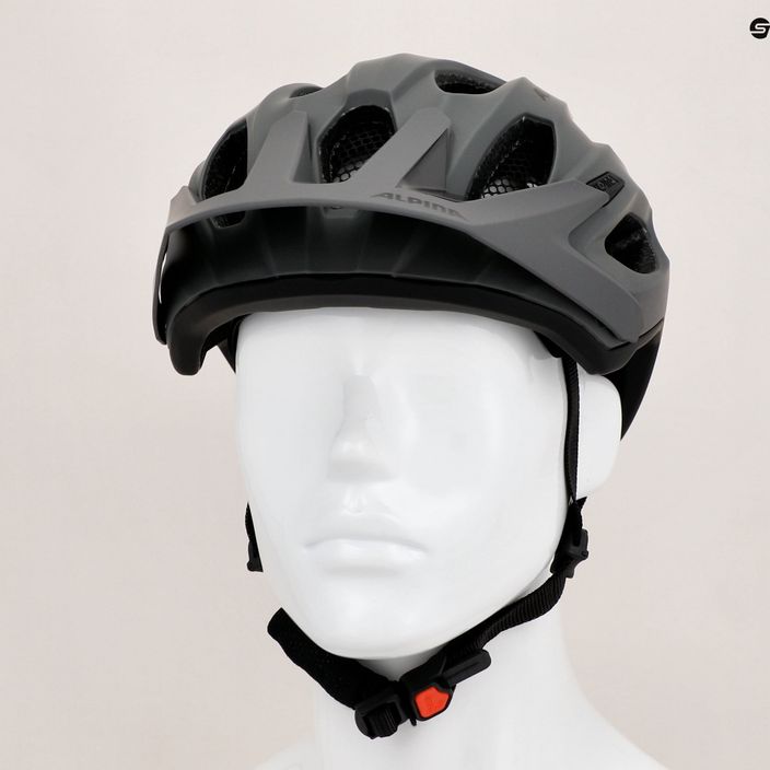Bicycle helmet Alpina Carapax 2.0 coffee/grey matt 9