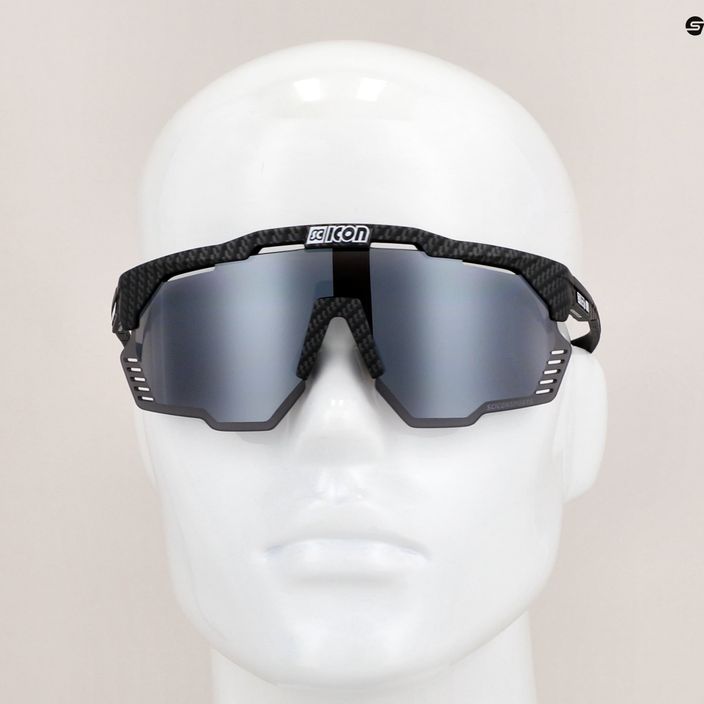 SCICON Aeroshade Kunken carbon matt/scnpp multimirror silver sunglasses EY31081200 8