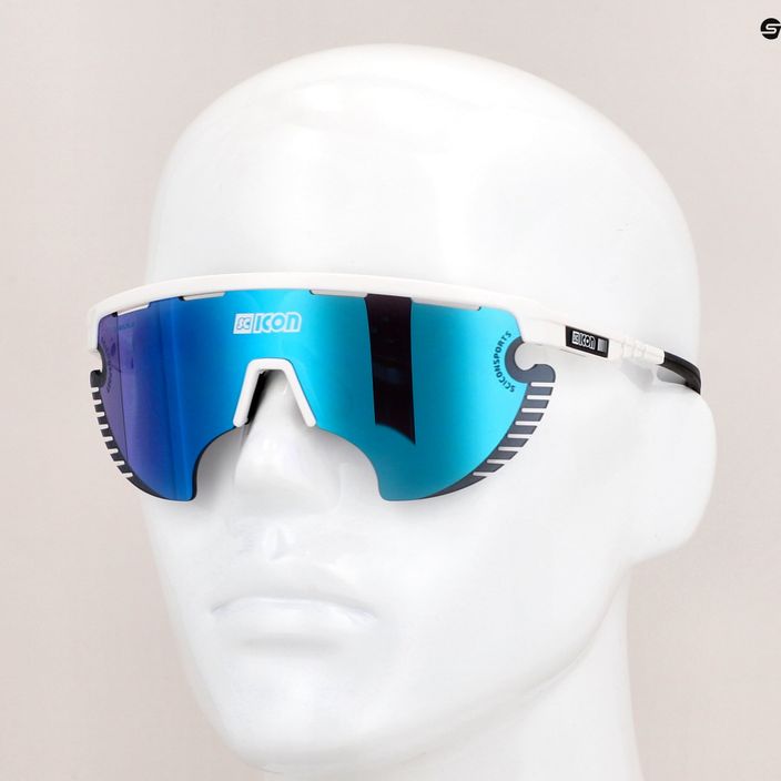 SCICON Aerowing Lamon white gloss/scnpp multimirror blue sunglasses EY30030800 9