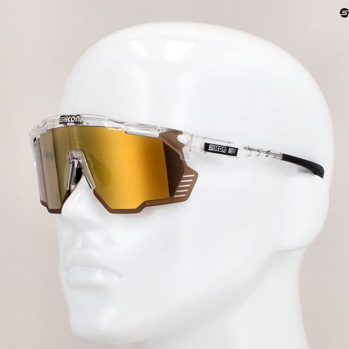 SCICON Aeroshade Kunken crystal gloss/scnpp multimirror bronze cycling glasses EY31070700 9