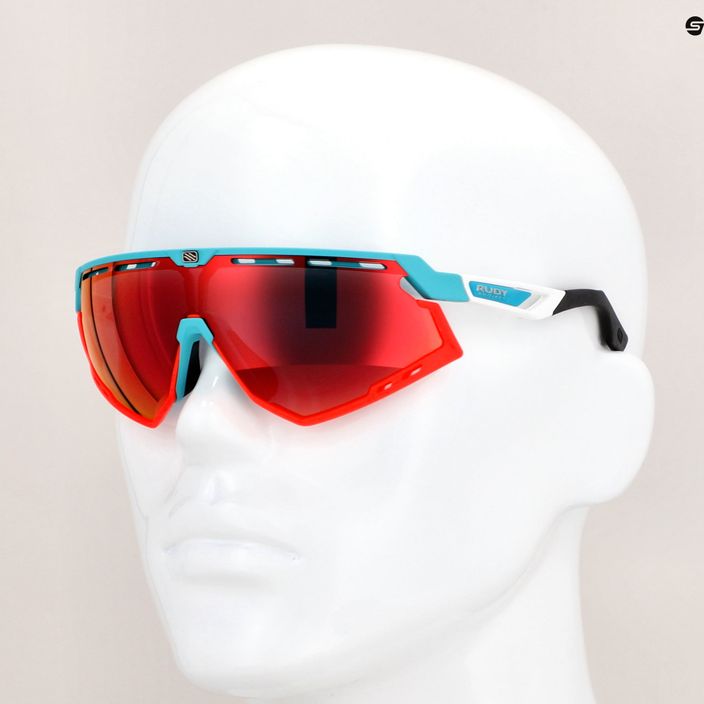 Rudy Project Defender emerald white matte / multilaser red sunglasses SP5238230000 9