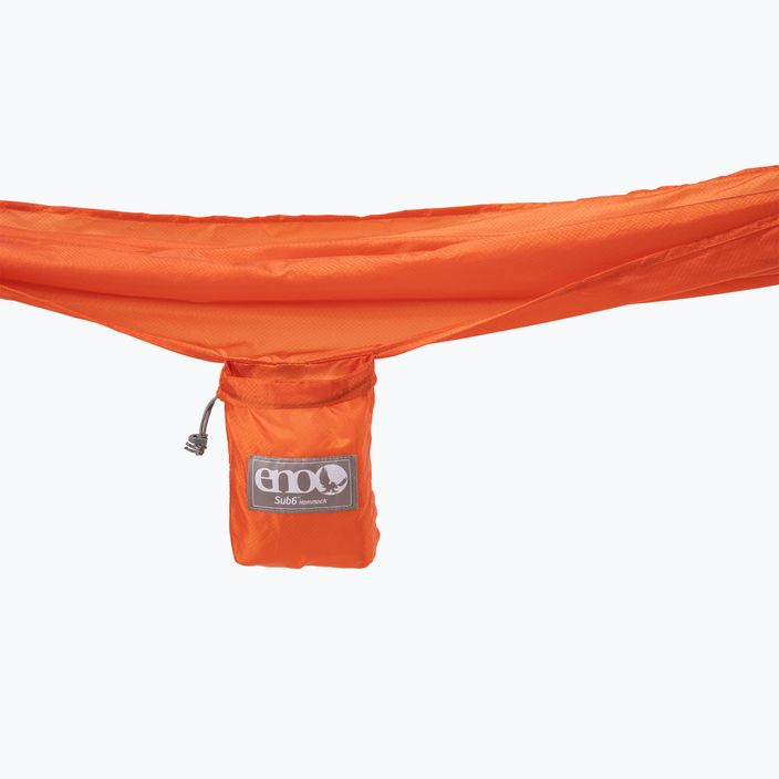 ENO Sub6 Ultralight orange hiking hammock 6