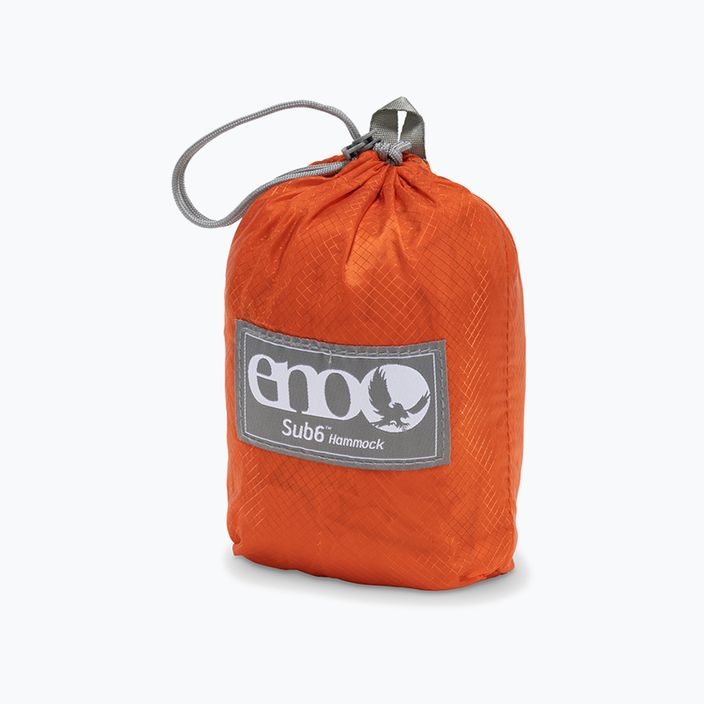 ENO Sub6 Ultralight orange hiking hammock 8