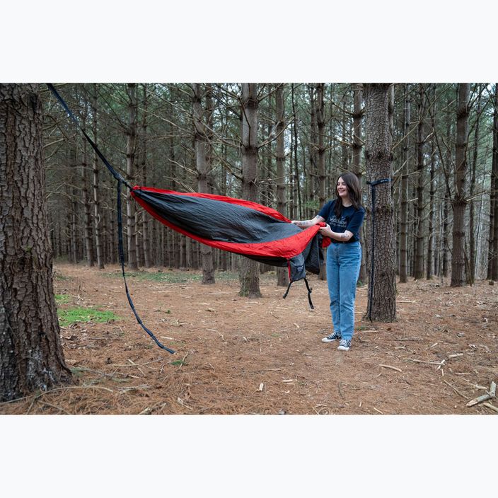 ENO Single Nest hiking hammock charcoal/red 4
