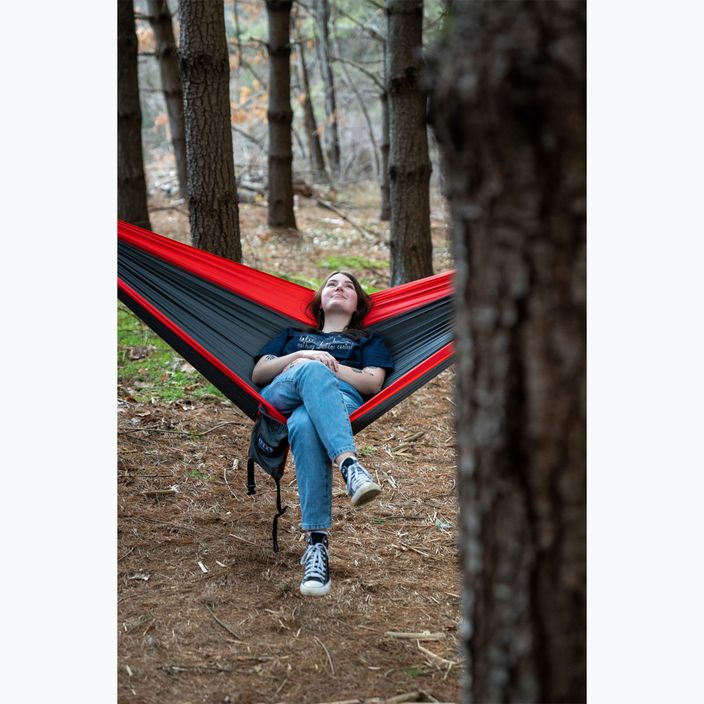 ENO Single Nest hiking hammock charcoal/red 5