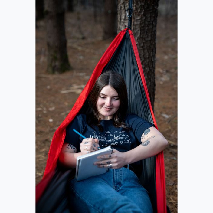 ENO Single Nest hiking hammock charcoal/red 6