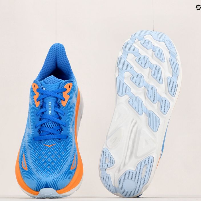 HOKA men's running shoes Clifton 9 blue 1127895-CSAA 12
