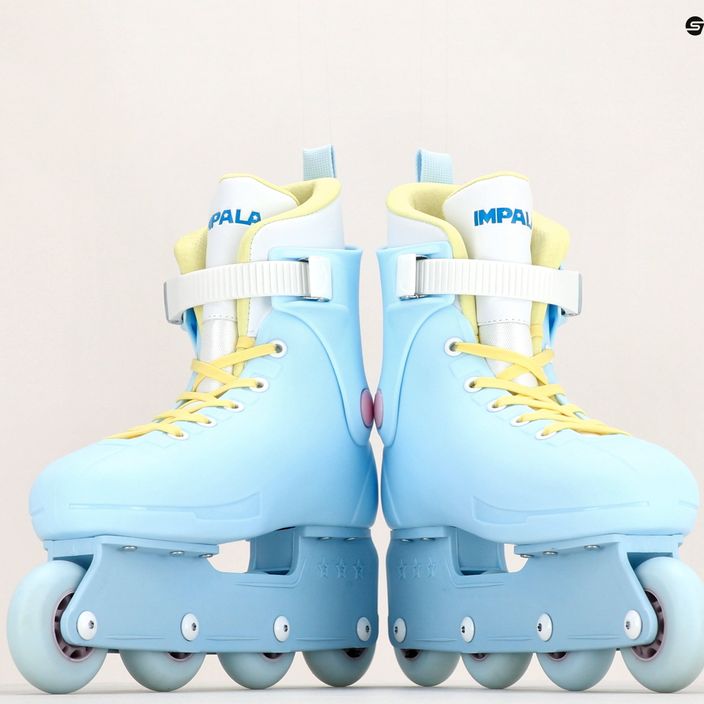 Women's IMPALA Lightspeed Inline Skate blue/yellow IMPINLINE1 roller skates 13