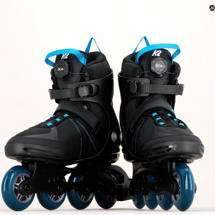 Men's K2 F.I.T. 80 Pro roller skates black/blue 30H0000/11/75 12