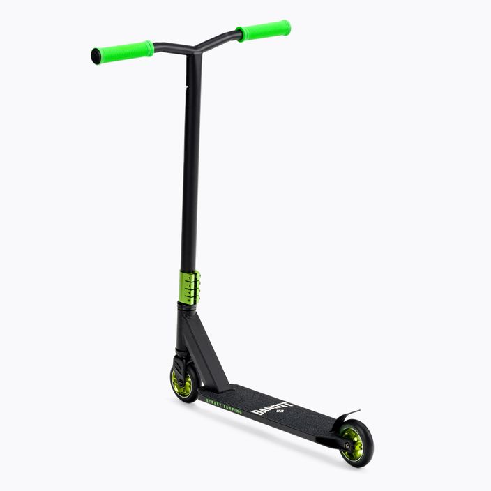 Street Surfing Stunt Scootter Bandit freestyle scooter black and green 3