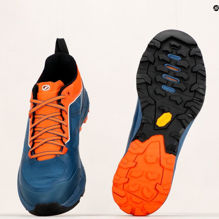 Men's trekking boots SCARPA Rapid GTX navy blue-orange 72701 14
