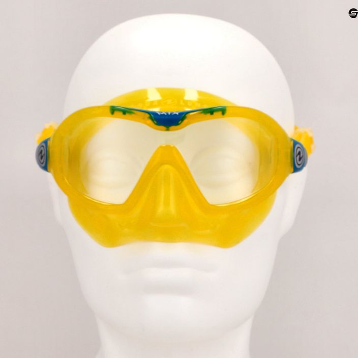 Aqualung Mix children's diving mask yellow/petrol MS5560798S 7