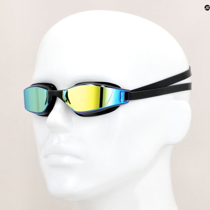 Aquasphere Xceed swimming goggles black/black/mirror yellow EP3200101LMY 7