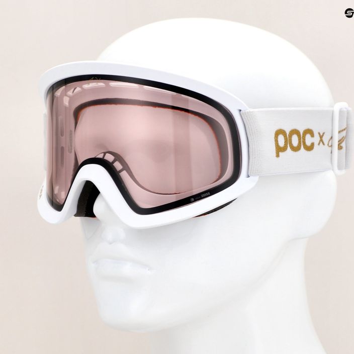 Bicycle goggles POC Ora Clarity Fabio Ed. hydrogen white/gold/light brown 9