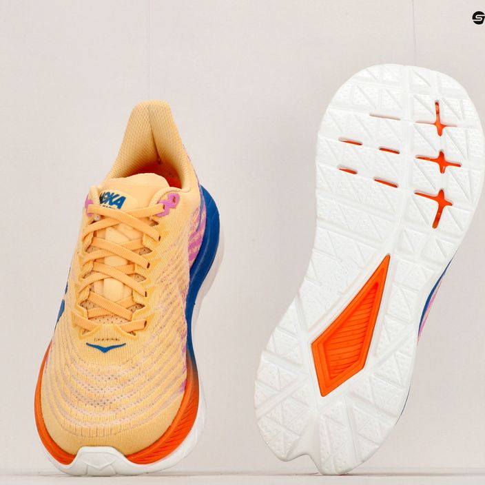 Women's running shoes HOKA Mach 5 orange-purple 1127894-ICYC 17