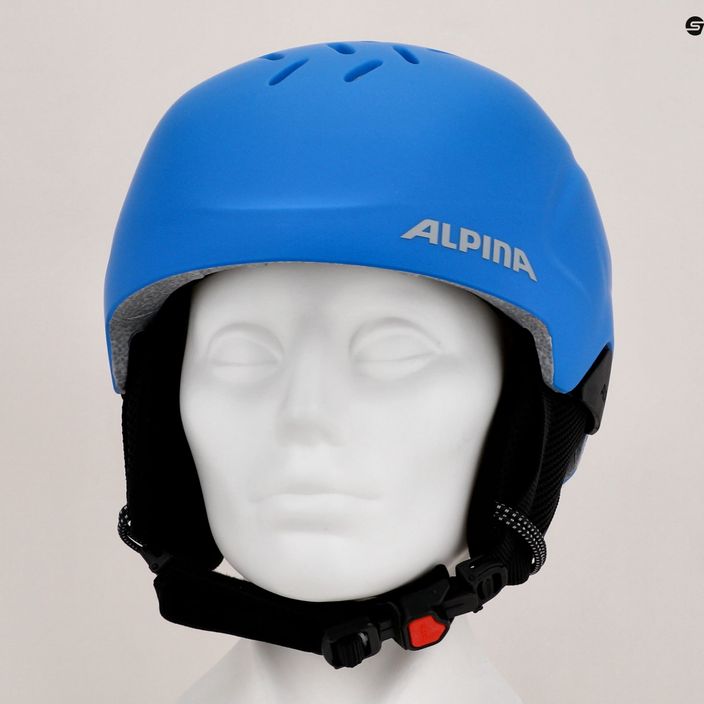 Children's ski helmets Alpina Pizi blue matt 11