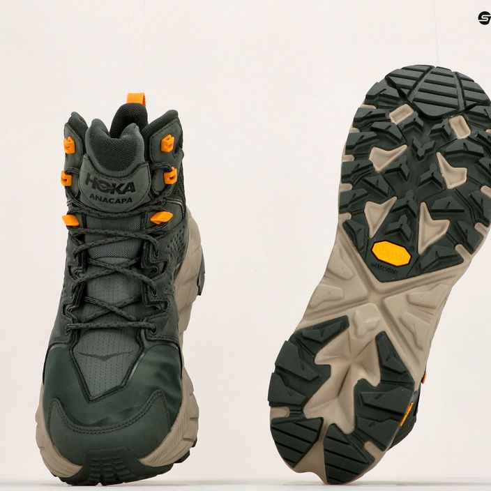 Men's trekking boots HOKA Anacapa Mid GTX green 1122018-TRYL 21