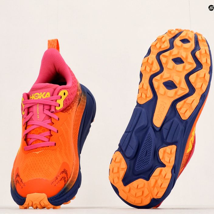 Women's running shoes HOKA Challenger ATR 7 GTX orange-pink 1134502-VOPY 14