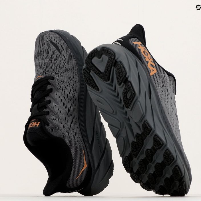 Women's running shoes HOKA Clifton 8 grey 1119394-ACPP 16