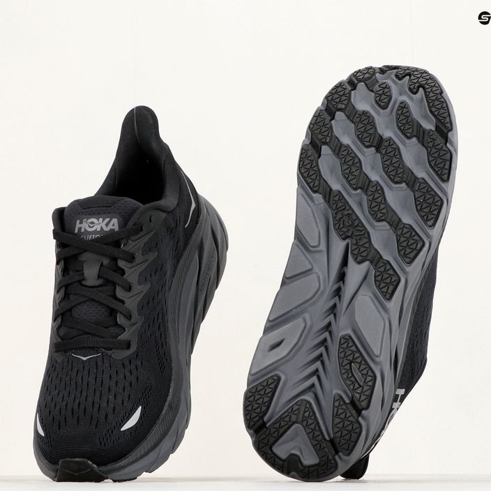 HOKA men's running shoes Clifton 8 black 1119393-BBLC 12