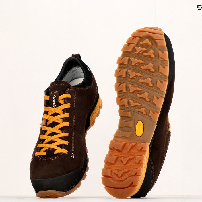 AKU men's trekking boots Bellamont III Suede GTX brown/yellow 504.3-222-7 13
