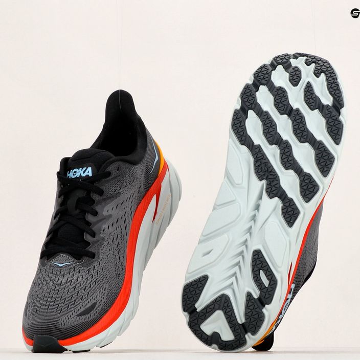 HOKA men's running shoes Clifton 8 grey 1119393-ACTL 16