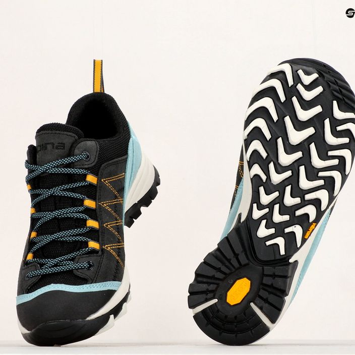 Women's trekking shoes Alpina Glacia opal blue/black 17